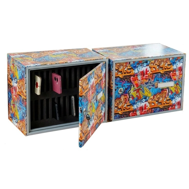 Vendita online Armadietto porta cellulari MULTICOLORE 400x250x300 mm.